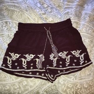 Embroidered Shorts